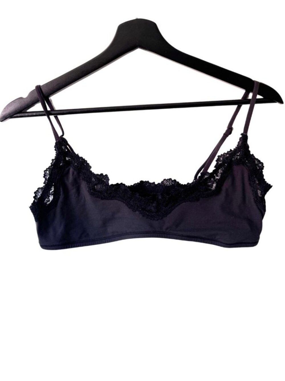 FITS EVERYBODY LACE SCOOP BRALETTE | ONYX | L | SKIMS